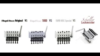 Floyd Rose Comparison HD 1080p [upl. by Tay911]