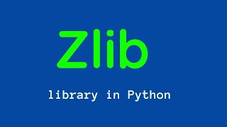 zlib library in python  ImportError No module named zlib [upl. by Gallard]