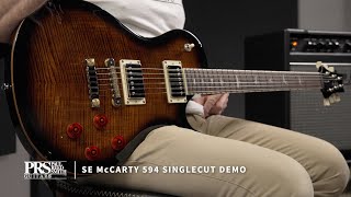 The SE McCarty 594 Singlecut  Demo  PRS Guitars [upl. by Mccartan]