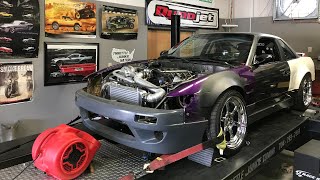 TorqStorm Supercharged 240sx Hits The Dyno [upl. by Aerdnad626]