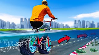 Testing bikes vs deep waters in GTA 5 [upl. by Evvie]