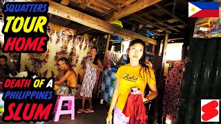 Squatters Tour Home In Philippines Slum 🇵🇭🏡🏖️ [upl. by Kei]