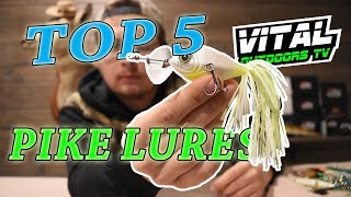 Top 5 Northern Pike Lures [upl. by Amerak]