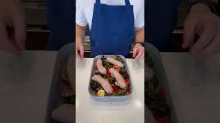 AD Summer Sausage Traybake recipe food pasta baking foodie chef easyrecipe cover brownie [upl. by Publia]