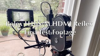 H16 Prototype HDMI Reflex Viewfinder Super16 Test [upl. by Skilken939]