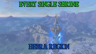 All Shrines In The Hebra Region  Zelda Breath Of The Wild [upl. by Osbourne]