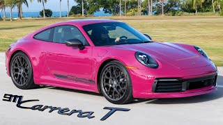 2023 Porsche 911 992 Carrera T in Ruby Star Neo [upl. by Nagaem]