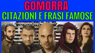 GOMORRA  citazioni e frasi famose prima stagione [upl. by Nosde]