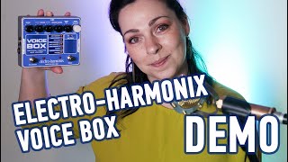 Electroharmonix VOICE BOX demo [upl. by Rogerg]