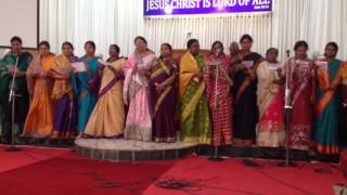 Women Song presentation in Baptist Church Lalaguda [upl. by Ahtiekahs]