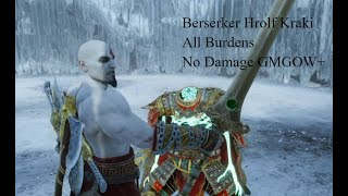 Kratos vs Hrolf Kraki  All Burdens GMGOW No Damage Boss Fight [upl. by Fritzie]