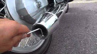 MOTO GUZZI T3 CALIFORNIA Mistral muffler Great sound [upl. by Perzan]