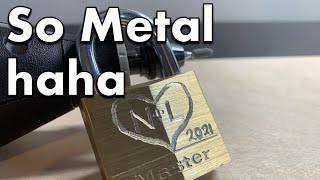 Attempting to Engrave Metal with a Dremel [upl. by Servetnick561]