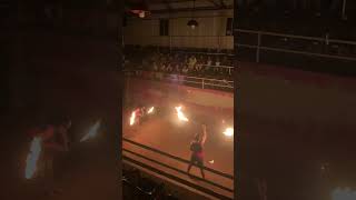 🇮🇳 Blazing Fire Spear Spinning Kalaripayattu Warriors Turn Up the Heat 🔥🔥 [upl. by Atinuahs]