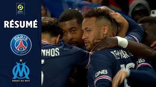 PARIS SAINTGERMAIN  OLYMPIQUE DE MARSEILLE 2  1  Résumé  PSG  OM  20212022 [upl. by Eehc]