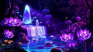 Magical Night 💜 Soothing Sleep Music 🎵 Fall Into Sleep Immediately [upl. by Nilhsa]