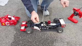 Ferrari F2004 Kyosho a scoppio  Collaudo  Parte 2 [upl. by Yeslrahc]