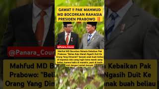 Mahfud MD bocorkan rahasia Prabowo di tv shorts [upl. by Orit]