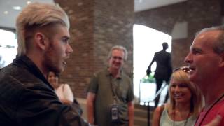 2015 KLOVE Fan Awards  Colton Dixon Meeting Fans [upl. by Ttayw]