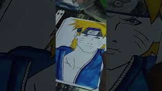 How to Draw Naruto Wall art shortvideo anime [upl. by Burrton]