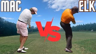 Mac O’Grady Versus Steve Elkington Golf Swing Comparison [upl. by Julis658]