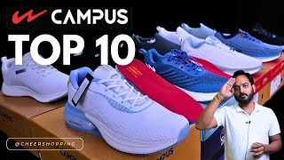 Campus Top 10 Sports Shoes 2024  Unboxing amp Review  Best Sports Shoes Under 1000 campusshoes [upl. by Wemolohtrab]