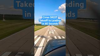 Entire Flight in Under a Minute  Flying the Cirrus SR22T cirrus aviation aircraft sr22t sr22 [upl. by Fanchet]