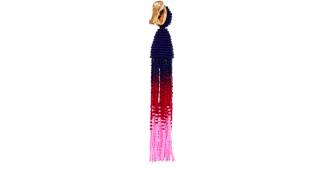 Oscar de la Renta Ombre Tassel Earring SKU8402915 [upl. by Ahsirtap636]