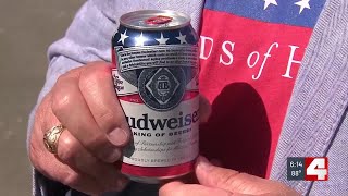 Budweiser Folds of Honor collaborates on special beer can to raise money [upl. by Mccall]