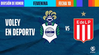 Gimnasia LP🆚 Estudiantes LP  Fecha 10  División Honor Femenina  Vóley Metropolitano [upl. by Rabush484]