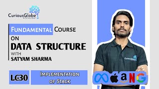 Implementation of Stack Data Structure  Lc  30 [upl. by Htezil]