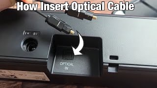 How to Put in an Optical Cable [upl. by Latia933]