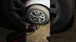 Best machine to fill air into your tyre when your tyre is punchred cars automobile [upl. by Rysler766]