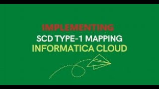 IICS Example 42 Update Strategy SCD Type 1 in Target Transformation [upl. by Coe]