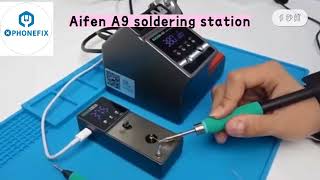 Aifen A9 soldering stationphonefix phonerepair diyphone [upl. by Flodur]