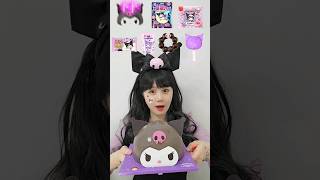 Sanrio Mukbang💜🩷❤️🩵💛💚 funny shorts [upl. by Yrrep151]