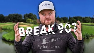 Can BIG Ange BREAK 90 Water On Every Hole   Pyrford Lakes [upl. by Cookie740]