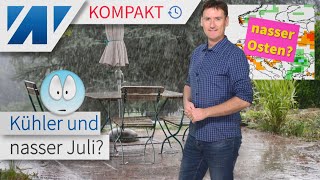 Überraschung Kippt der Sommer im Juli Relativ kühle und nasse NOAAPrognose [upl. by Mcferren]