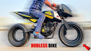 Making hubless motorcycle at home part4  Creative Science [upl. by Ariay]