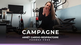 Campagne  Arrêt cardiorespiratoire  Premiers secours citoyen PSC [upl. by Inwat]