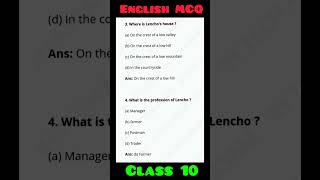 A letter to God  Class 10  English MCQ class10 shorts mcq hslc [upl. by Verner]