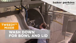 Baker Perkins Tweedy™ Mixer Wash Down Features [upl. by Orazal]