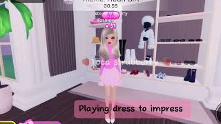 Playing dress impress like and subscribe ☺️ [upl. by Aliahkim202]