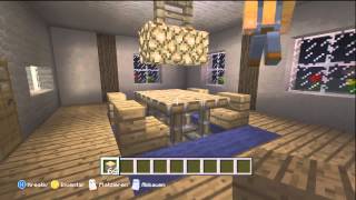 Minecraft Xbox 360 Edition  Schöner Wohnen  Esszimmer einrichtenbauen [upl. by Brigham]