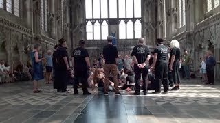 The Spooky Mens Chorale  Crossing the Bar in the Lady Chapel Ely Cathedral [upl. by Wilinski188]