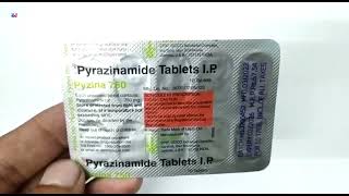 Pyzina 750 Tablet  Pyrazinamide 750 Mg Tablet  Pyzina 750 Mg Tablet Uses Side effects Review Hindi [upl. by Ahsikel]