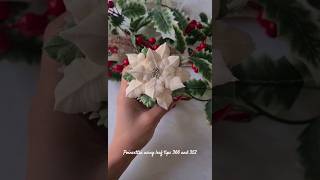 Poinsettia using leaf tips 366 and 352 fyptutorialsbuttercreamchristmaspoinsettia [upl. by Siravrat]