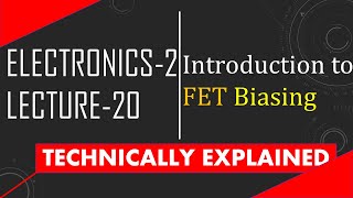 Introduction to FET Biasing Fixed Bias ConfigurationFET DC analysis [upl. by Aohk]