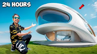 Living 24 Hours In Space Capsule  Challenge 🤯 [upl. by Pratt]