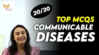 LEC 37  IMPORTANT MCQs ON COMMUNICABLE DISEASE by Yashodhra Maam [upl. by Enyar676]